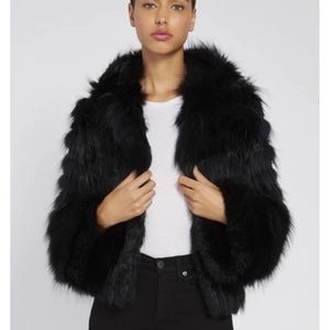 ALICE & OLIVIA Nadia Fur Jacket